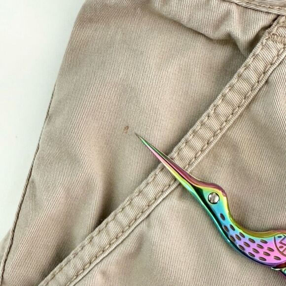 Lucky Brand Khaki Cargo Shorts - Kids US 14 - Picture 10 of 11